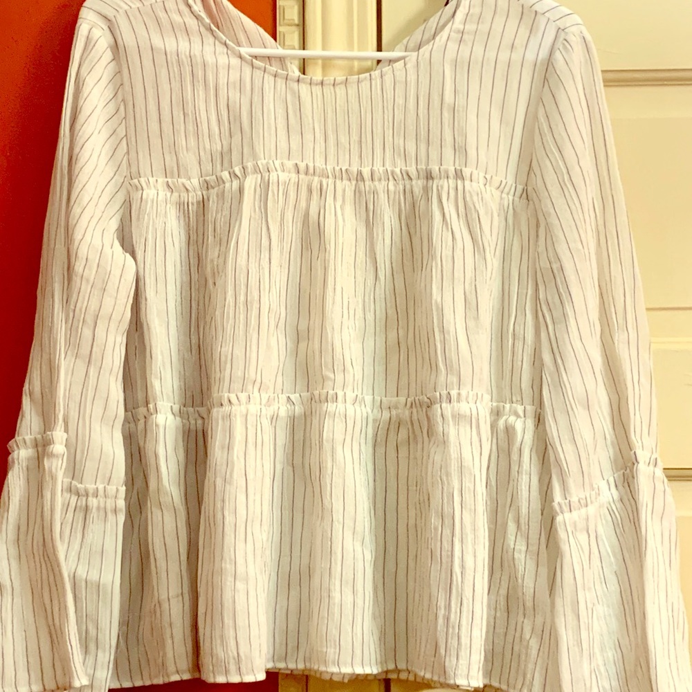 Madewell peasant top